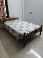 Teak wood bed