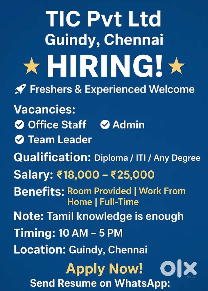 URGENT REQUIREMENT FOR NEW BRANCH