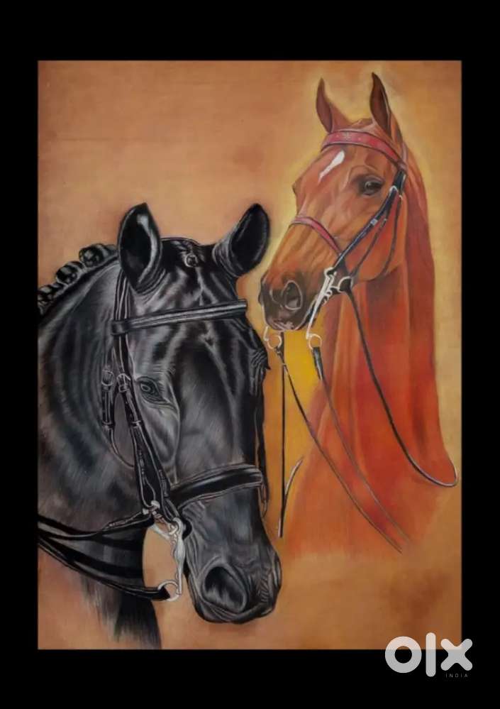 Painting of horses