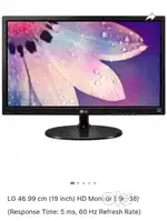 LG 46.99 cm (18.5 inch) HD LED Backlit TN Panel Monitor (19M38