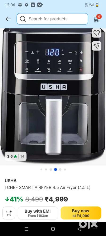 Usha air fryer