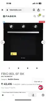Faber Built In Oven