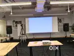 Projector, tripod screen, speaker, rentals, projector rent, sound Hire