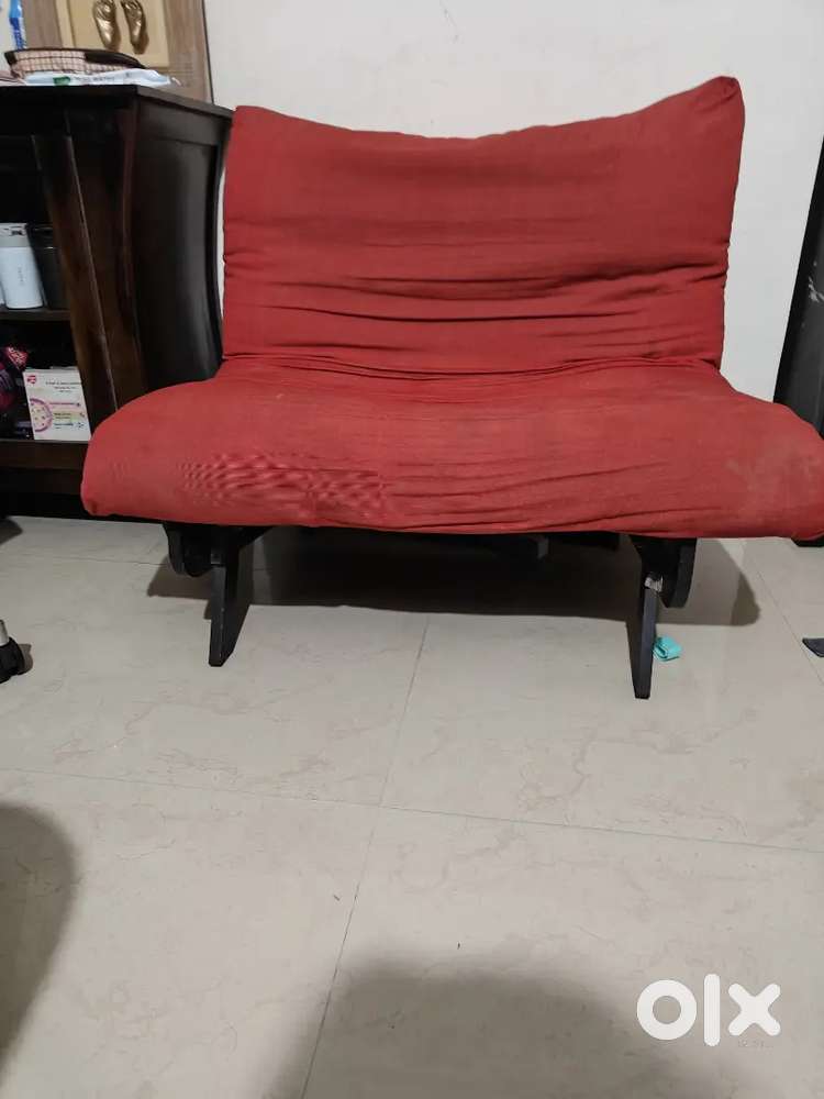 Sofa cum bed, dressing table shoe rack