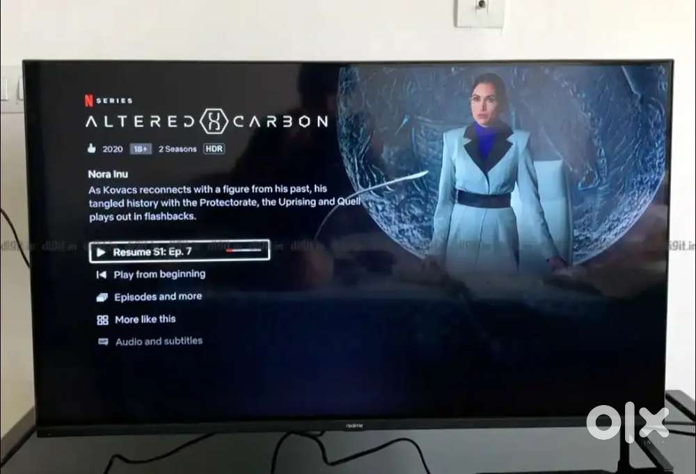 43 inch 4k tv Realme New condition