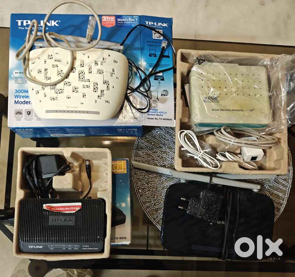 Modem router 4 nos Lot