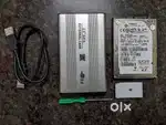 250GB 2.5' Harddisk drive with external case