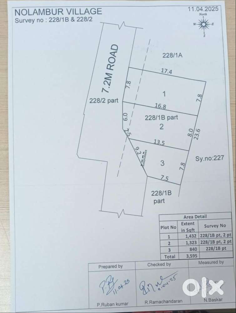 CMDA APPROVED PLOTS @ MOGAPPAIR WEST