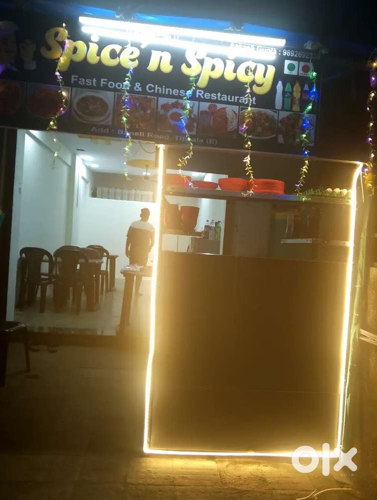 shop for rent in titwala with fully chinese set up