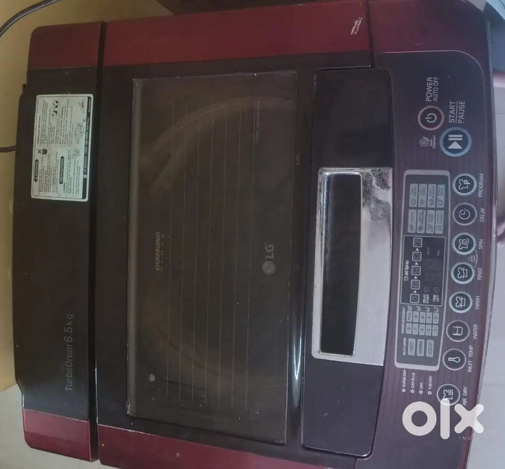 Lg washing machine turbodrum 6.5 kg