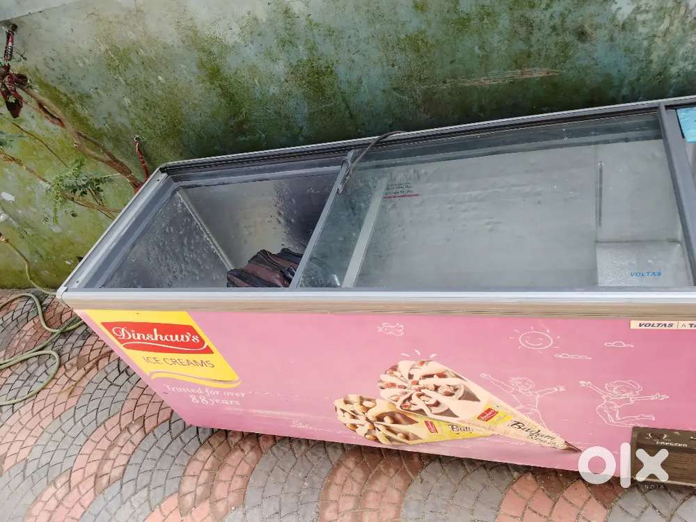 Deep frizer glass top