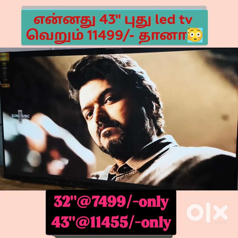 IPS PANEL new sony 43 inch smart Android led tv just 11233