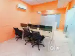 13 seater office with 2 cabins for rent