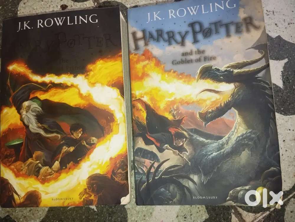 Harry Potter Books: The Goblet of Fire + The Half blood prince