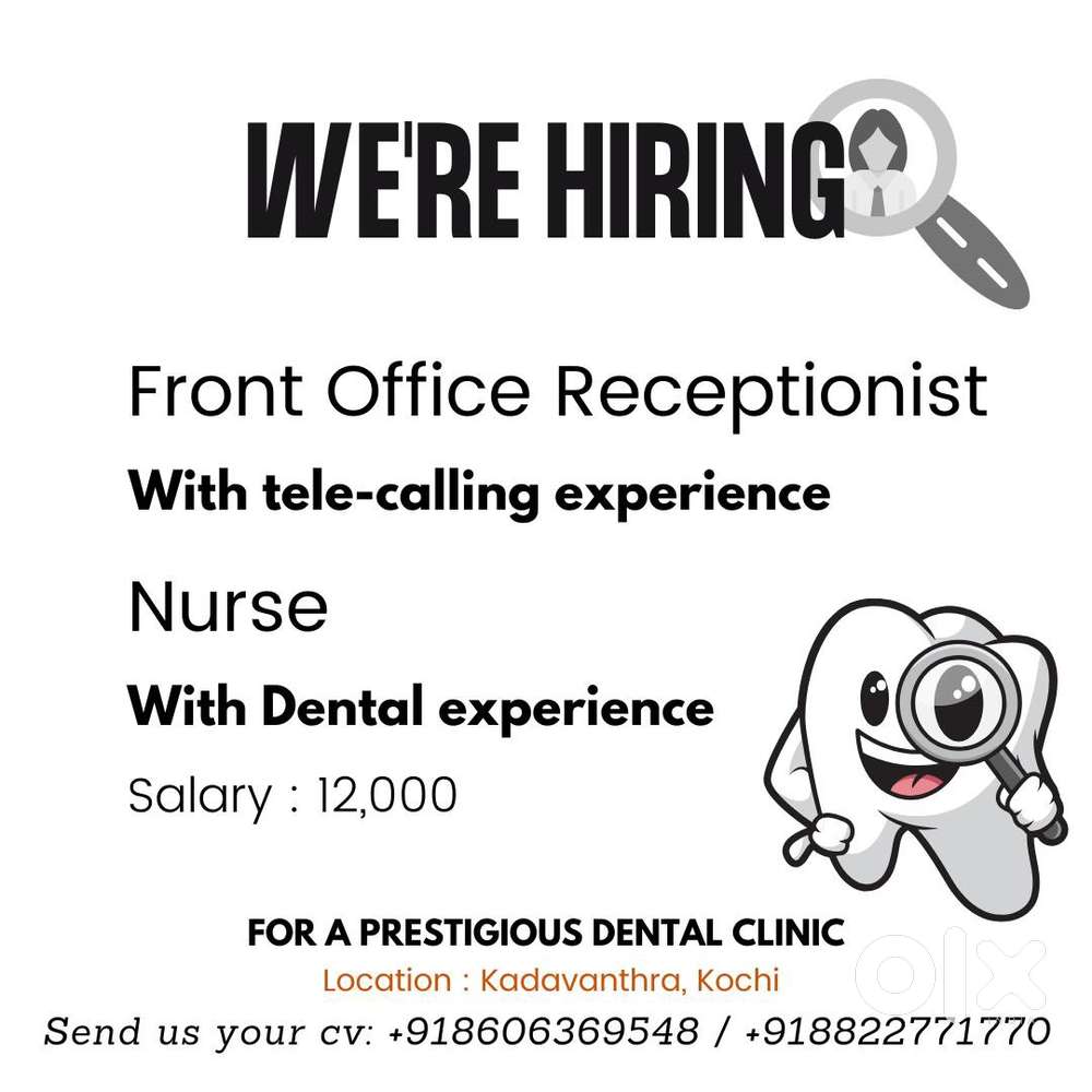 Receptionist with tele Calling experience