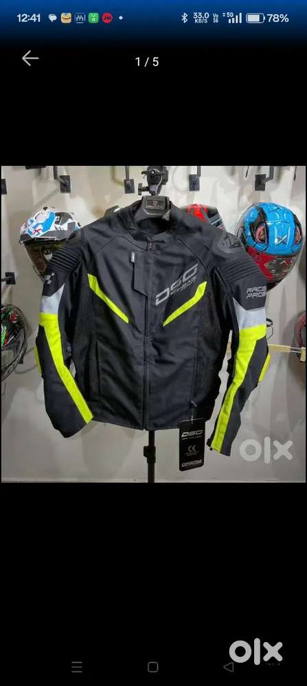 DSG RACE PRO RIDING JACKET (NEW CONDITION)