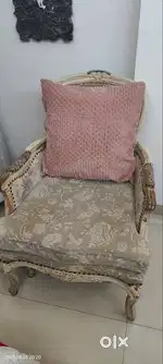 Solid wood, hand carved beautifully luxurious furniture set