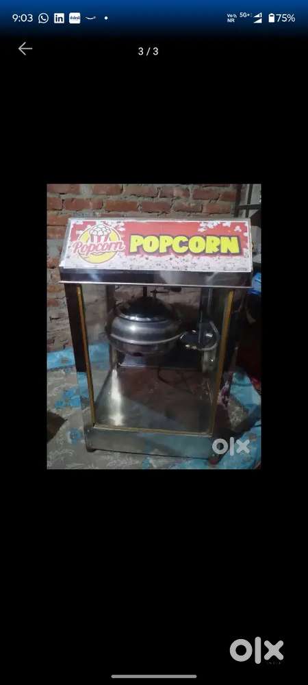 Gas Popcorn Machine