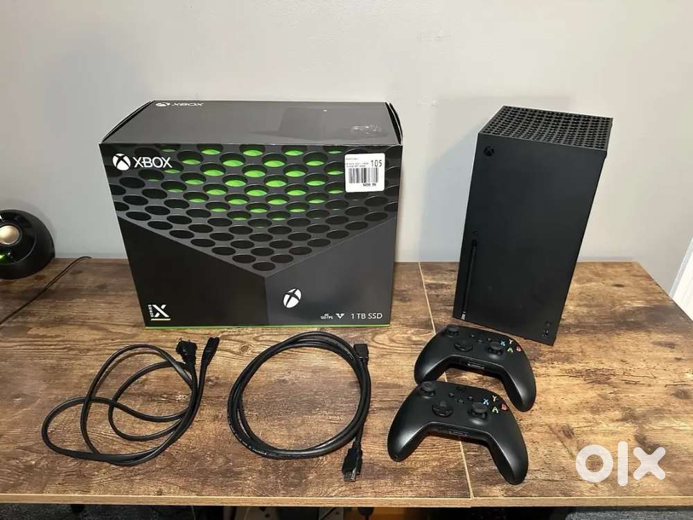 Xbox Series X 1TB Black Console Original Box And Two Controllers