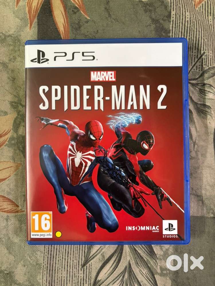Spiderman 2 ps5 game cd blueray