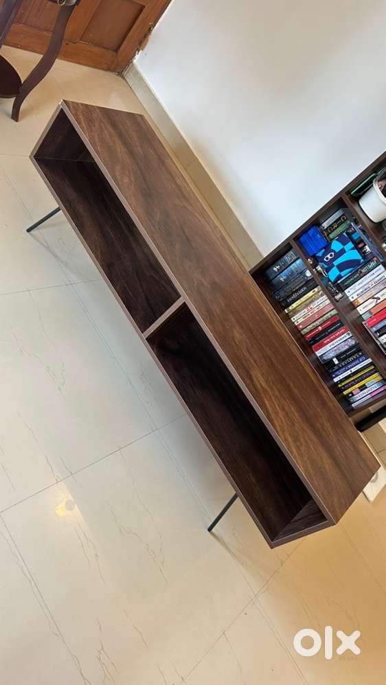 Tv cabinet with storage for decore display