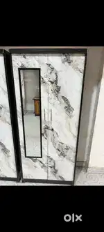 New model Almirah Wardrobe Cupboard Cabinet almari cloth iron almirah