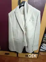3 piece white senior suit