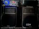 Bluetooth amplifier and 2 Aiwa speakers