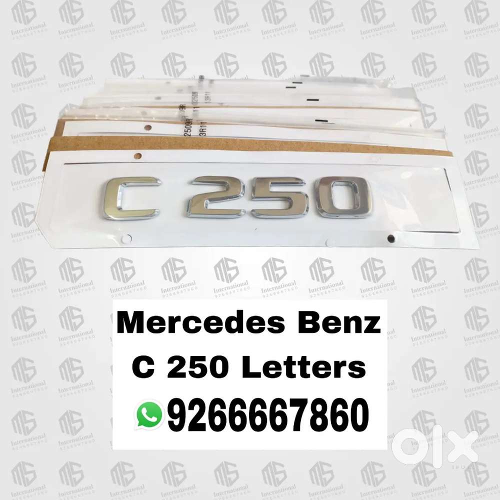 Mercedes Benz C 250 Letters
