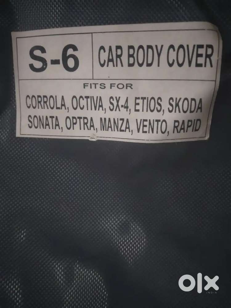 CAR BODY COVER S6 SIZE FOR BIG CAR LIKE SCODA