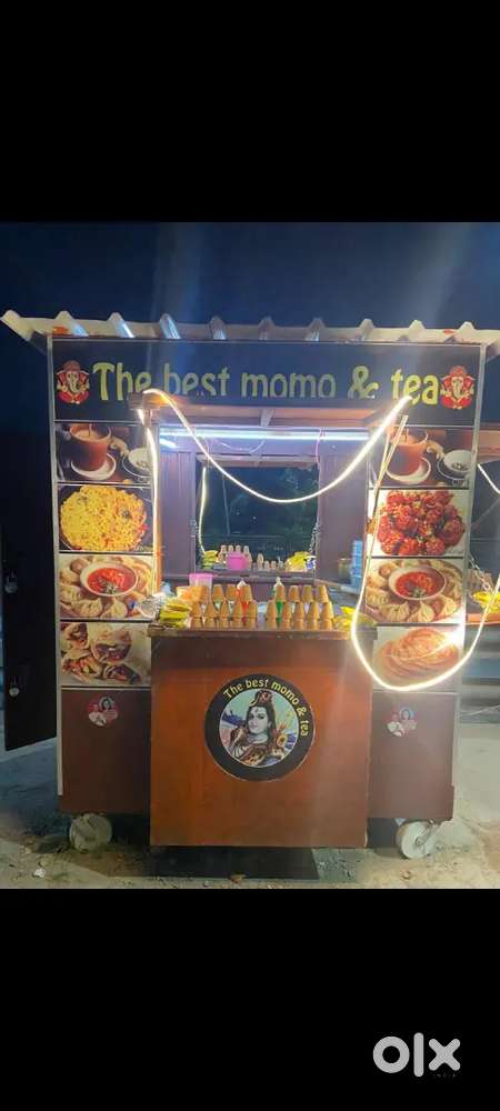 The best momo or tea stall. Or food cart