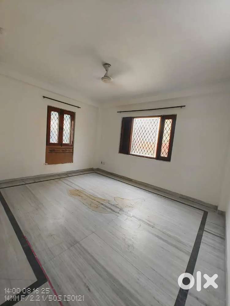 Semi furnished 3 bhk flat available for rent near saket metro station