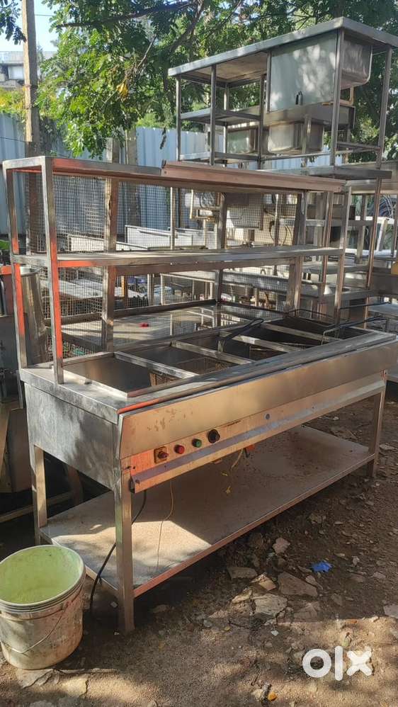 Hotel restaurant Refrigerator Oven Used Double trolley 336 bread oven