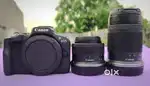 Canon R50 camera with 2 Rf lenses