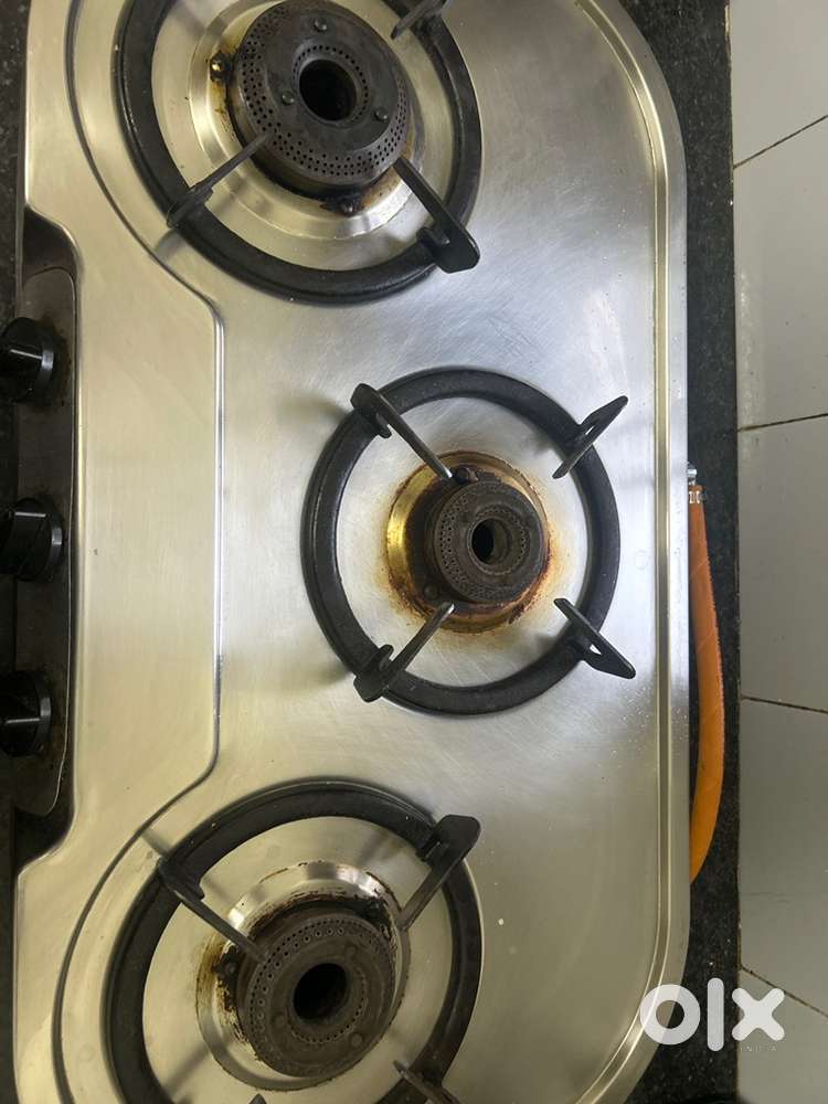 3 burner gas stove
