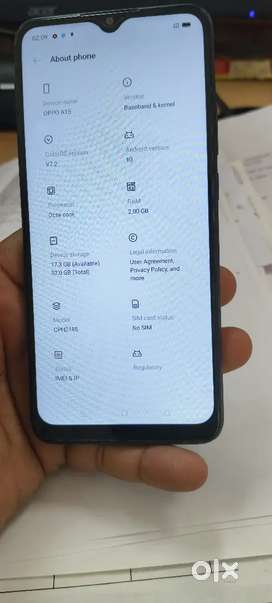 Oppo A15  2gb ram 32 gb ROM good condition