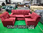 ORDER FROM HOME! New Branded 3+1+1 sofa set with a warranty