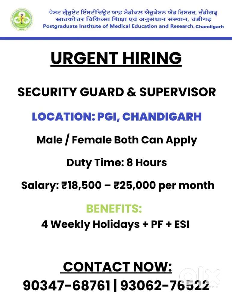 SECURITY GUARD & SUPERVISOR