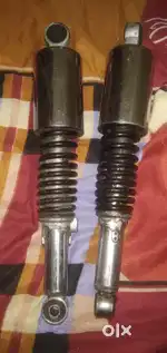 YAMAHA RX100 bike original back shockupser and orginal head light