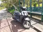Yamaha Fascino S Hybrid 125Fi Matte Black with Golden color Alloy