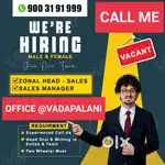 WANTED SALES HEAD, SALES MANAGER FOR A LEADING REAL ESTATE COMPANY