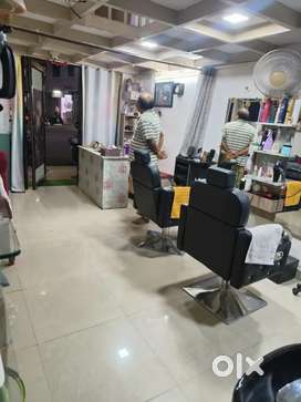 Duplex  corner shop with furniture , CCTV, attached toilet