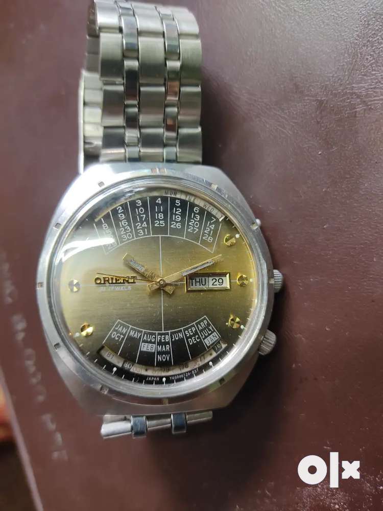 Orient Calendar 21 Jewels Automatic Watch, Good condition