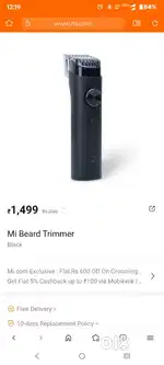 Mi beard trimmer