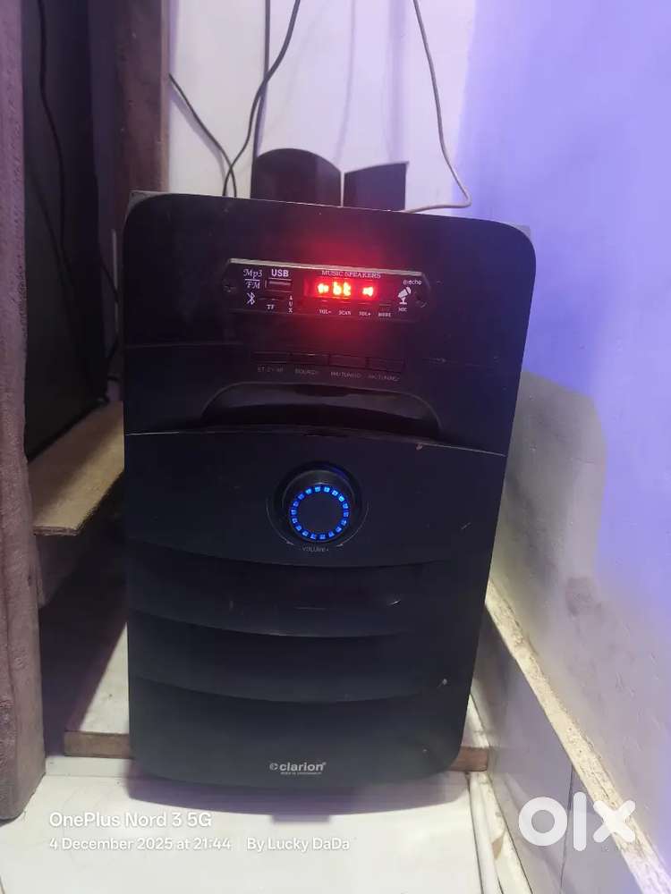 Clarion 4.1 Home theater speaker sound system with 6.5 inch subwoofer