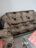 3-Seater Sofa Set with Glass Top Table – Excellent Condition
