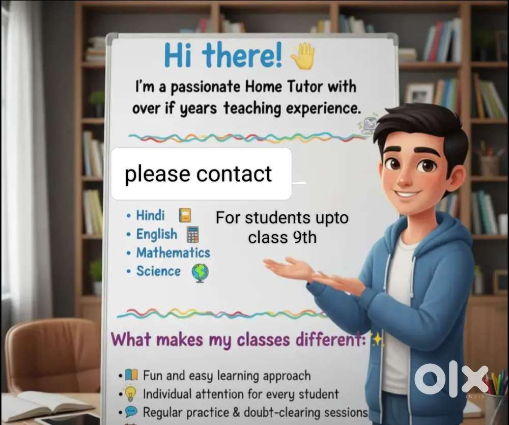 Contact for home Tuitions