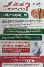 Pest control and cleaning services.