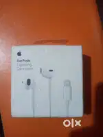 Apple earphones wired (really used ) with box