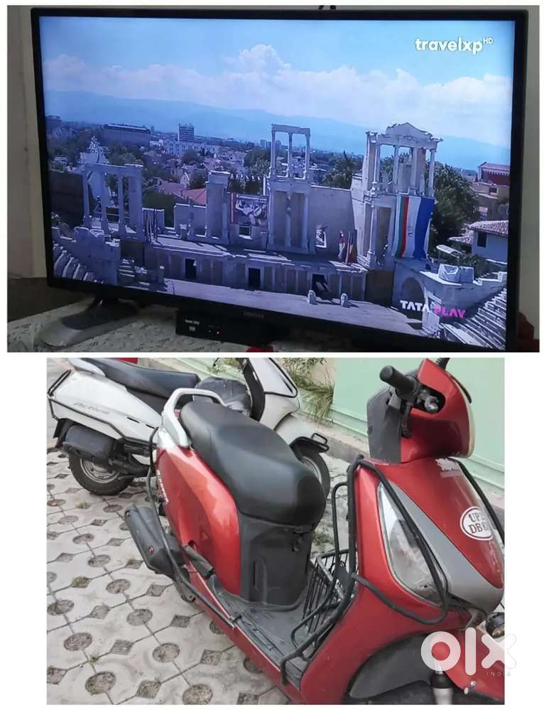 Samsung smart TV.   14500 , Honda Aviator scooty 23500